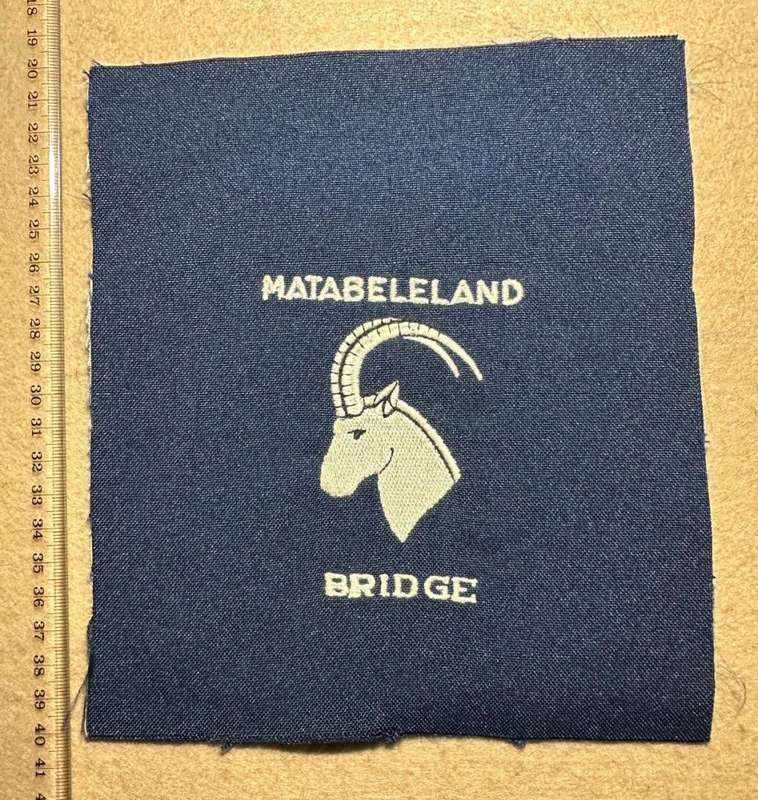 Rhodesia - MATABELELAND - PROVINCIAL SPORT COLOURS - BRIDGE