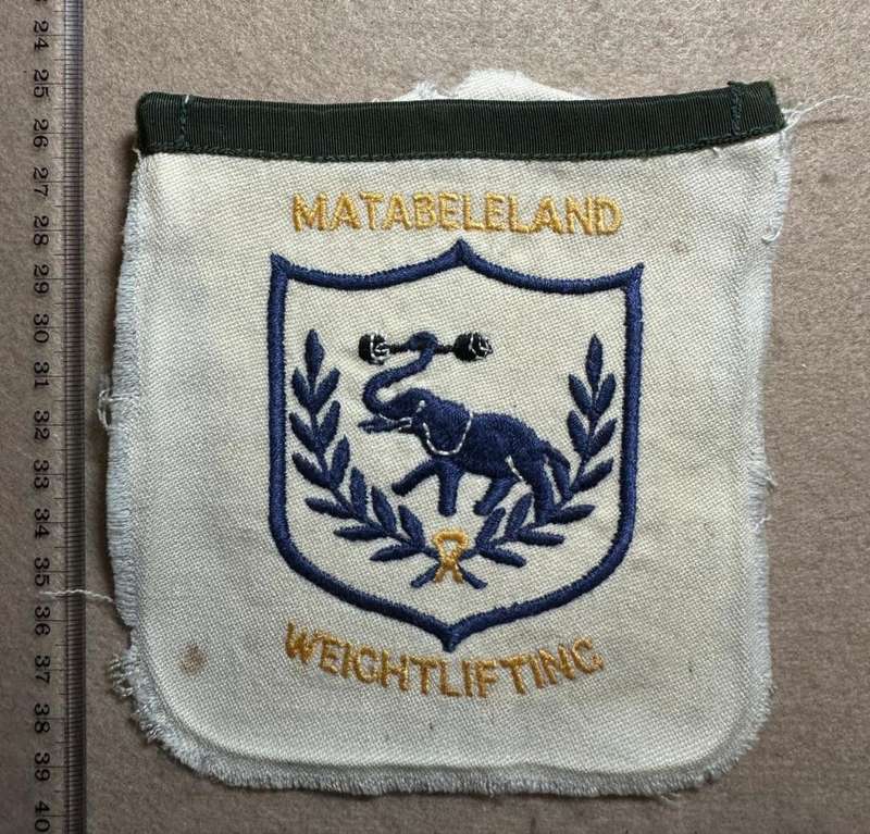 Rhodesia - MATABELELAND - PROVINCIAL SPORT COLOURS - WEIGHTLIFTING VARIANTS