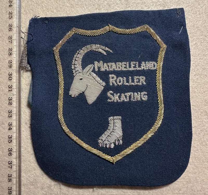 Rhodesia - MATABELELAND - PROVINCIAL SPORT COLOURS - ROLLER SKATING BULLION