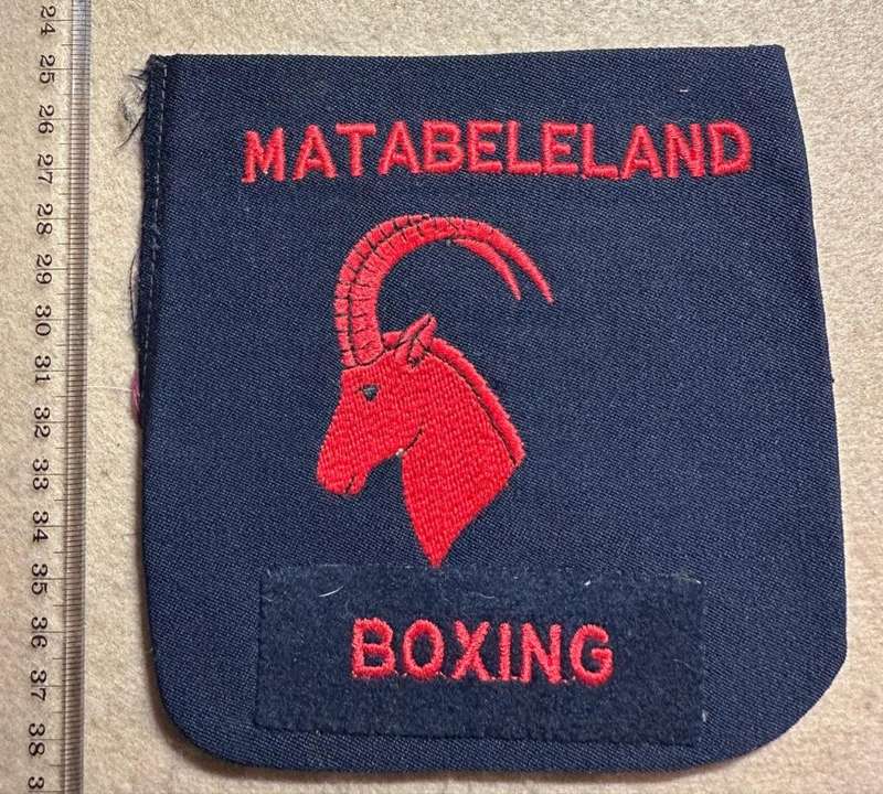 Rhodesia - MATABELELAND - PROVINCIAL SPORT COLOURS - BOXING VARIANTS