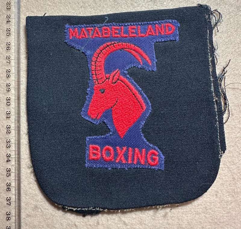 Rhodesia - MATABELELAND - PROVINCIAL SPORT COLOURS - BOXING VARIANTS