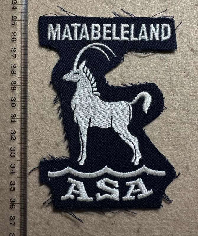 Rhodesia - MATABELELAND - PROVINCIAL SPORT COLOURS - MAT ASA