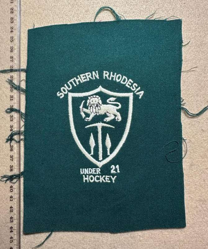 SOUTHERN RHODESIA - UNDER 21 HOCKEY COTTON VARIANTS