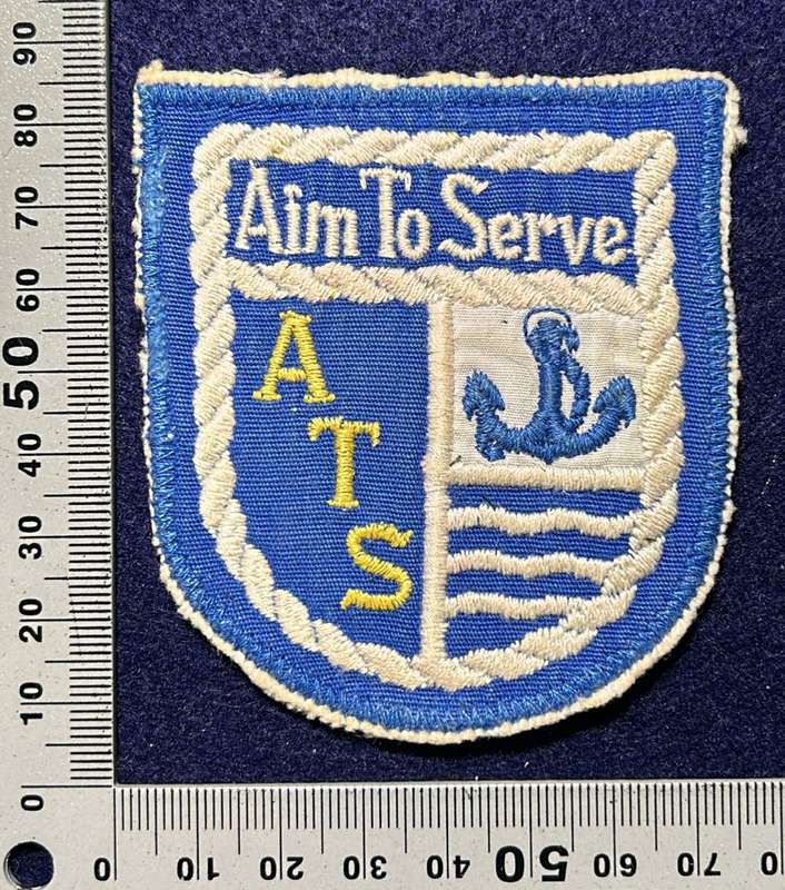 Rhodesian School Badge - ADMIRAL TAIT SCHOOL, SALISBURY - MOTTO - AIM TO SERVE