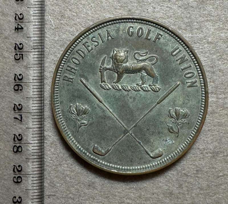 RHODESIA GOLF UNION MEDDALION - Awarded to FILANDE - 1976 - WINNER