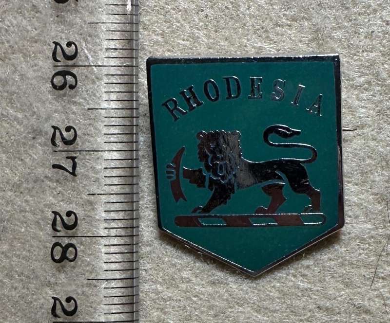 RHODESIA BADGE, by THOMAS FATTORINI, BIRMINGHAM