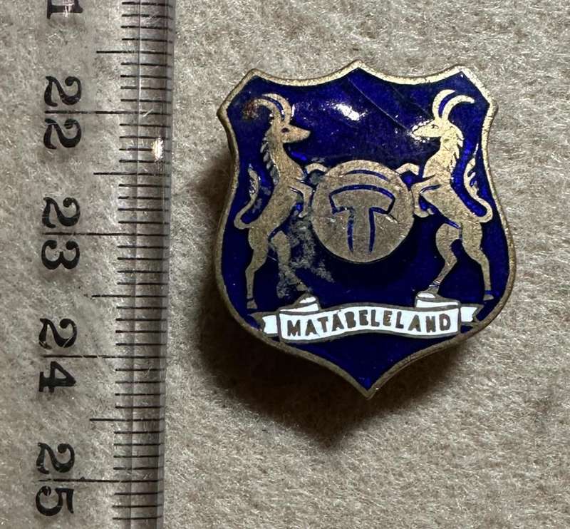 MATABELELAND ENAMEL BADGE
