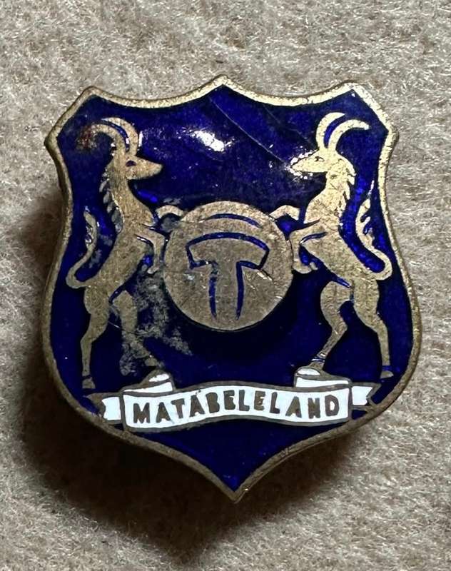 MATABELELAND ENAMEL BADGE