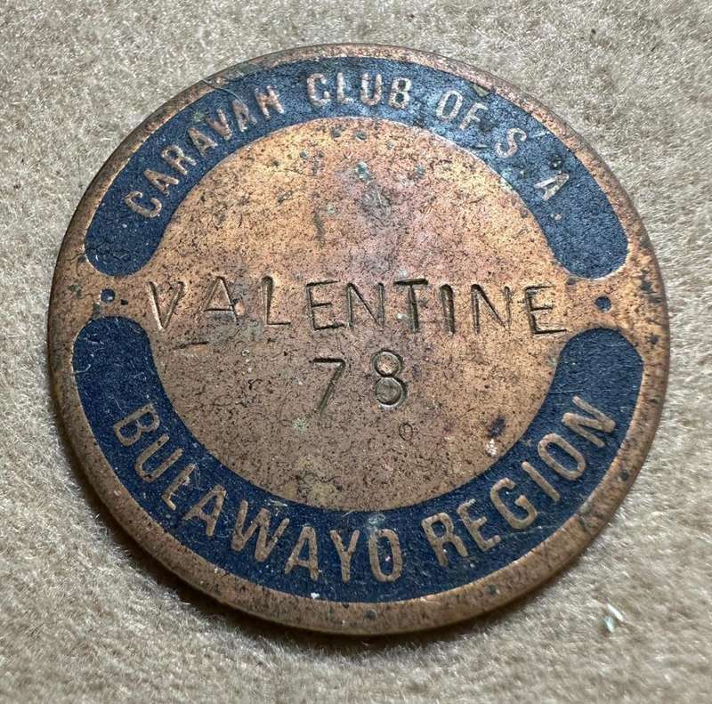 RHODESIA BULAWAYO REGION CARAVAN CLUB OF SA - VALENTINE NO 78