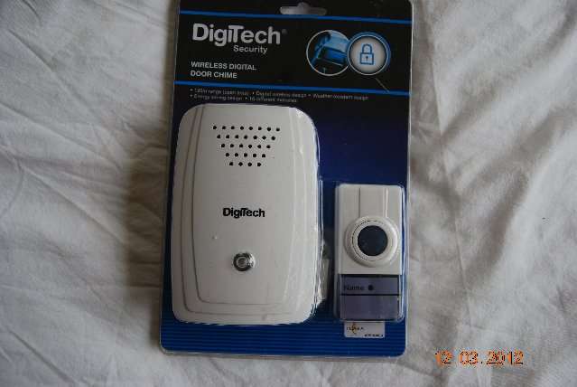 WIRELESS DOOR CHIME120M RANGE OPEN AREA