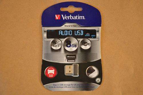NEW VERBATIM 8GB audio usb