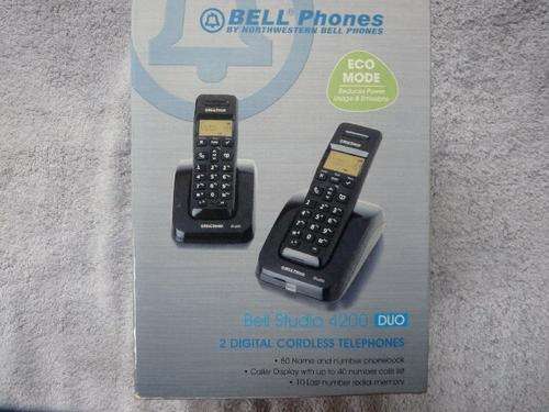 BRAND NEW BELL CORDLESS PHONE STUDIO 4200 DIGITAL DUO