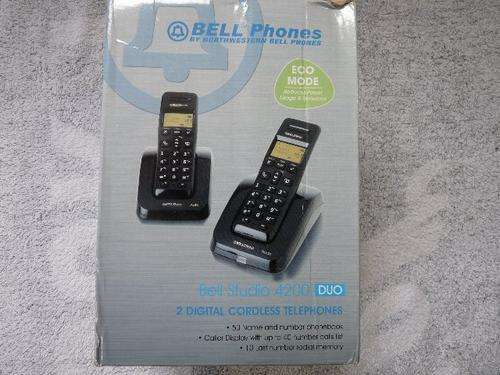 BRAND NEW BELL CORDLESS PHONE STUDIO 4000 DIGITAL DUO