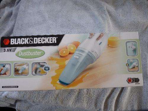 CRAZY AUCTION BLACK AND DECKER DUST BUSTER 3.6 VOLTS BRAND NEW
