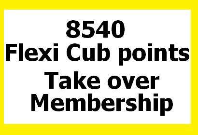 Take over Flexi Club membership with 8540 points