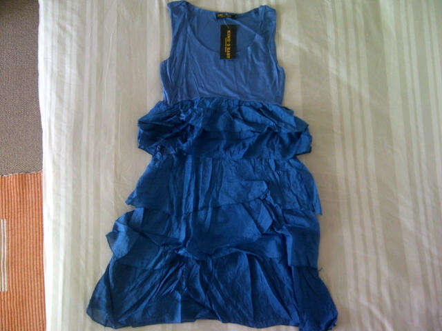 ***Cute Ladies Sleeveless Blue Dress*** Great for summer*** XXL ONLY***BRAND NEW***