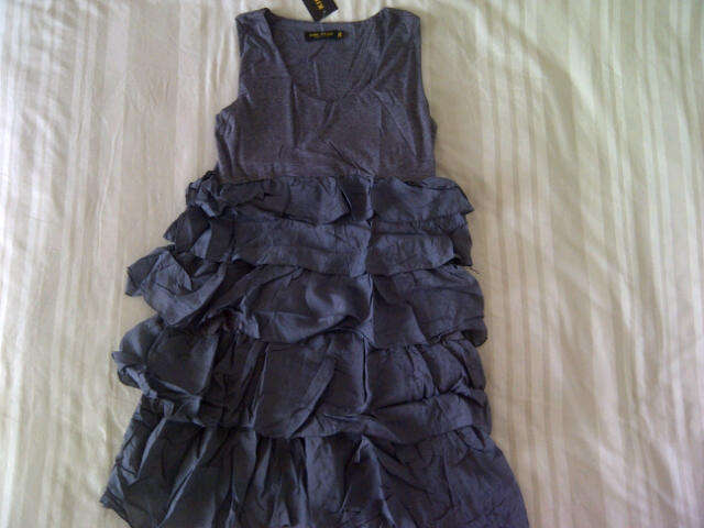 ***Cute Ladies Sleeveless Grey Dress*** Great for summer***L, XXL ONLY***BRAND NEW***