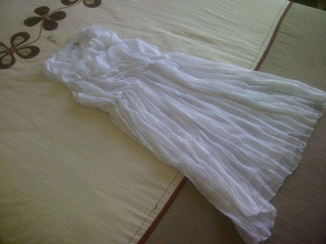 **Stunning Ladies Sleeveless White Dress**Great for a night out**XL, XXL, XXXL ONLY**BRAND NEW***