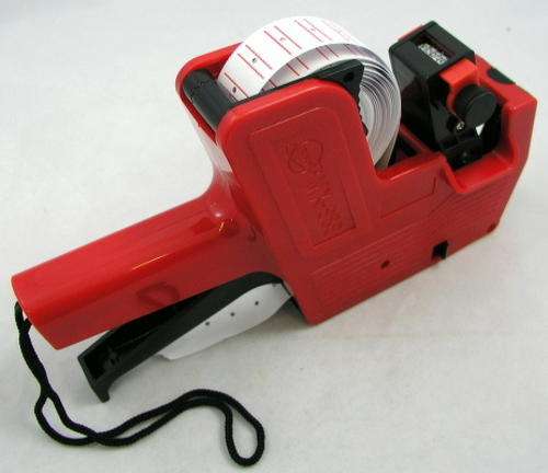 ***Tecsun Price Labeller Gun*** Red, Blue, Yellow***6 Digits*** 1 Roll Stickers incl*** 2 Avail***