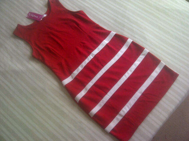 ***Cute & Funky Ladies Red & White Dresses***Great Quality***XL, XXL ONLY***BRAND NEW***