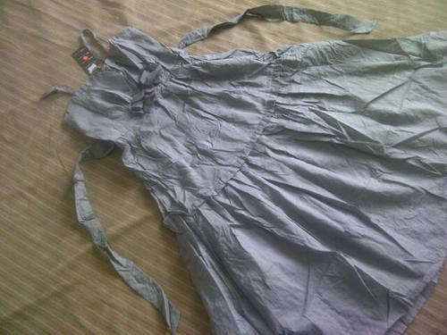 ***Cute Ladies Grey Summer Strap/Boob Tube Dress**Great Summer Dress**M ONLY**BRAND NEW***