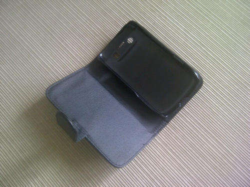 **Blackberry 9790 Notebook Cover**Ultra Slim Case**Leather Look**Black**Last One**BRAND NEW***