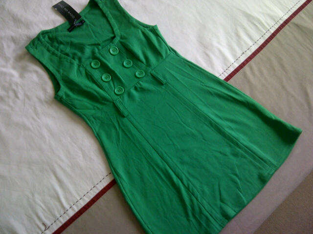 **Funky Ladies Green Top/Short Dress with cute design**Great for summer**XL, XXXL ONLY**Brand New***