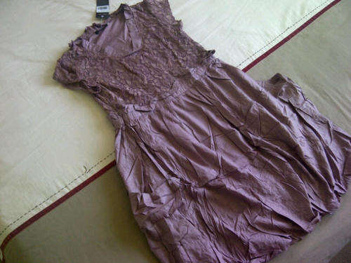 ***Stunning Ladies Short Dress with Lace Like Top Area***BEAUTIFUL***XXL ONLY***