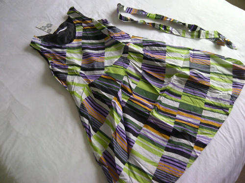 ***Cute & Funky Ladies Sleeveless Dress with matching belt***XXL, XXXL ONLY***BRAND NEW***