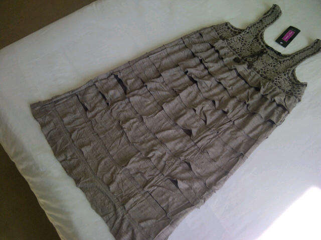 **Beige & Black Funky Design Ladies Short Dress/Top**Great Quality***M/L ONLY***BRAND NEW**