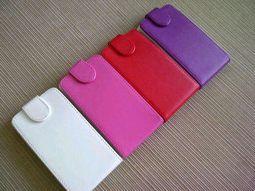**Samsung S2 Flip Cover***Leather Look***Red, Pink, Purple ONLY***BRAND NEW***