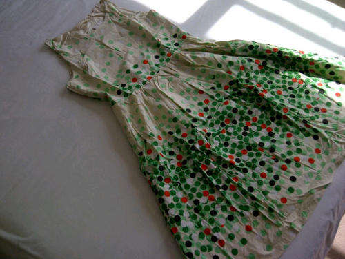 **Cute, Funky, Colourful Ladies Sleeveless Dress with leather look belt**L ONLY**BRAND NEW**