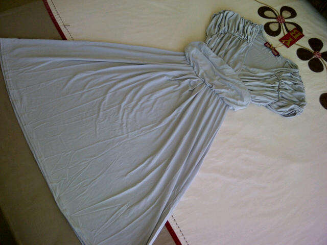 **Beautiful Ladies Silk Style Sleeveless Grey Dress***STUNNING***S, XXXL ONLY**