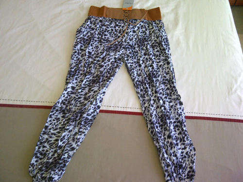 ***Cute & Funky Ladies Chiffon Style Pants with front pockets***L, XL ONLY***BRAND NEW***