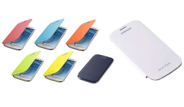 **Samsung Galaxy S3 Cover**Ultra Slim Flip Case**Black, Pink, Lime***FREE SCREEN GUARD***