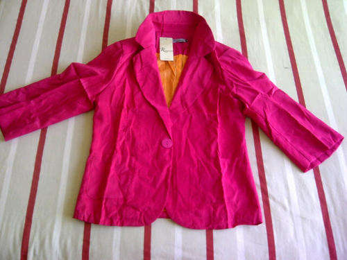 ***Beautiful Ladies Pink Blazer Jacket***Great with a Jeans**XXXXL ONLY**BRAND NEW***