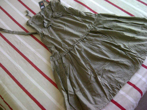 ***Cute Ladies Green Summer Strap/Boob Tube Dress**Great Summer Dress**L ONLY**BRAND NEW**