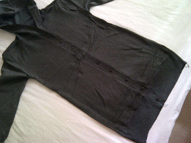 ***Cute Ladies Hooded Jersey with Small Slit Front Pockets***GREY**ONE SIZE FITS ALL***BRAND NEW***