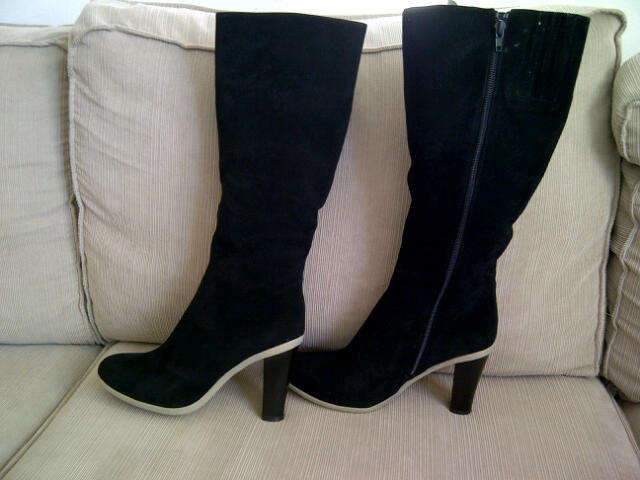 ***Beautiful Ladies Black Long Suede Like Boots***Size 36, 37, 38, 39, 40**BRAND NEW***