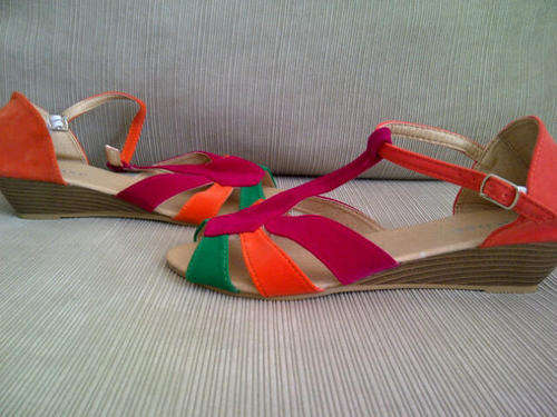 ***Cute & Funky Ladies Wedges***Cool Colours & Design*** Size 4, 5, 6, 7, 8 ONLY***BRAND NEW***