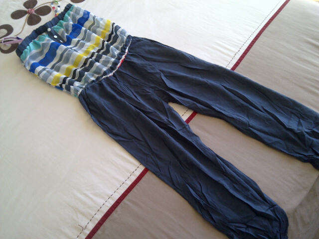 **Cute & Funky Ladies Chiffon Style All In One Jumper With Front Pockets**L, XL ONLY**2 AVAIL**