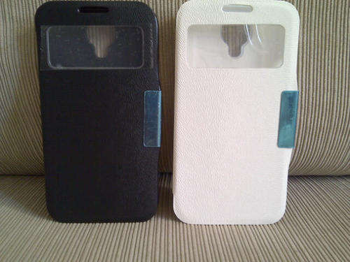 **Samsung Galaxy S VIEW S4 Covers**Ultra Slim Flip Case**Black, White ONLY***BRAND NEW***