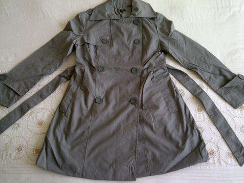 **Stylish Ladies Long Trench-coat Jacket***Grey**M, L ONLY**STUNNING**BRAND NEW**