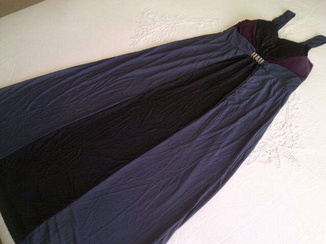 ***Beautiful Ladies Long Strap 3 Tone Dress with Stunning Design***XL***LAST ONE***BRAND NEW***