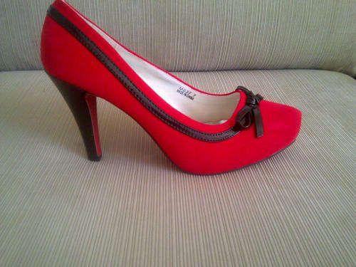 ***Stunning Ladies Suede look High Heels***BEAUTIFUL***Red, Green, Blue***BRAND NEW***