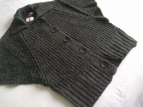 **Beautiful Ladies Cardigan Like Button Up Top**STUNNING**GREY ONLY**ONE SIZE**