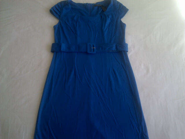 **SUMMER SALE**Beautiful Ladies Dress With Pretty Detail & Belt**Blue**XXL ONLY**STUNNING**