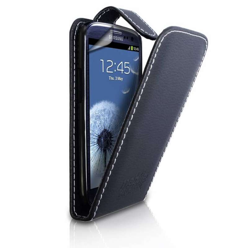 **Samsung S3 Flip Cover***Leather Look**Black, White ONLY**FREE SCREEN PROTECTOR**
