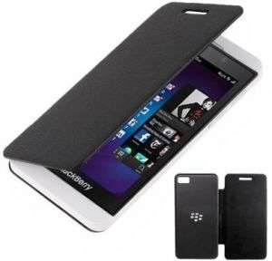 *Blackberry Z10 Battery Cover Replacement Cover*Ultra Slim Book Case**Black, White, Purple, Blue**