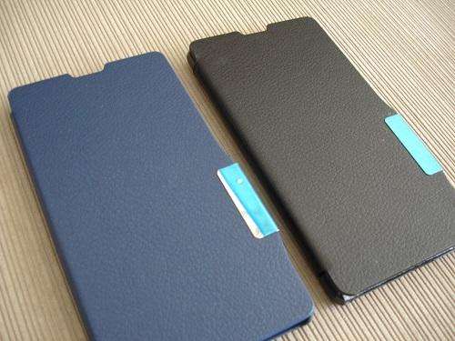 **Sony Experia Z1 Cover With Magnetic Strip***Ultra Slim Book Case***Black, Pebble Blue ONLY***